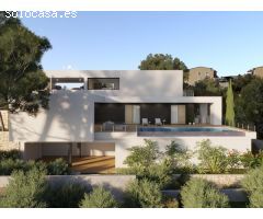 Villa nueva moderna con vistas al mar