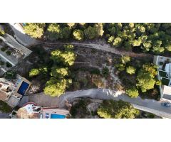 Parcela amplia con vistas panorámicas a Benissa