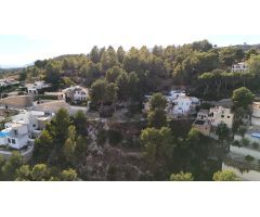 Parcela amplia con vistas panorámicas a Benissa
