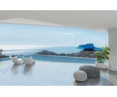 Complejo de villas modernas tipo bungalow dúplex independientes cerca de Moraira