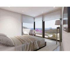 Complejo de villas modernas tipo bungalow dúplex independientes cerca de Moraira