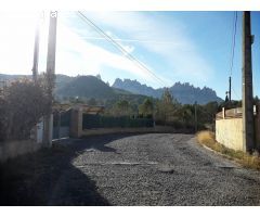 TERRENO URBANO CON PRECIOSAS VISTAS A MONTSERRAT EN VENTA EN CASTELLBELL I EL VILAR.