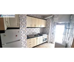 3 dormitorios y 1baño, buen estado y muy luminoso