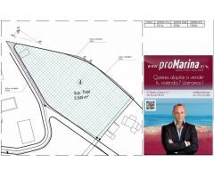 Venta de parcela de 5.550mt2. Ubicada en las Rotas de Denia.