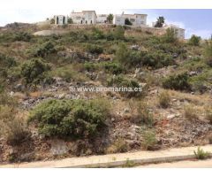 Parcela en marquesa VI con vistas al mar y costa de Denia