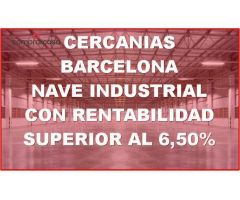 VENTA NAVE INDUSTRIAL CON RENTABILIDAD A 17 KM DE BARCELONA