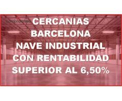 VENTA NAVE INDUSTRIAL CON RENTABILIDAD A 17 KM DE BARCELONA