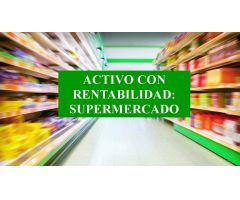 ACTIVO EN RENTABILIDAD CERCA DE MADRID: SUPERMERCADO. 6,85% RENTABILIDAD ANUAL NETA