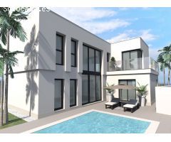 MAGNIFICA VILLA DE NUEVA CONSTRUCCIÓN CON PISCINA PRIVADA EN AGUAS NUEVAS, TORREVIEJA