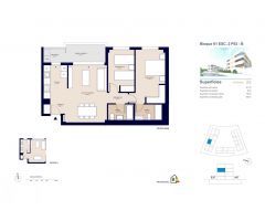 APARTAMENTO DE 2 DORMITORIOS DE NUEVA CONSTRUCCIÓN EN SAN JUAN DE ALICANTE