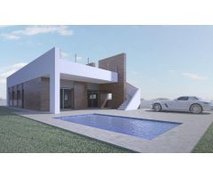 ESTUPENDA VILLA MODERNA DE 3 DORMITORIOS Y PISCINA PRIVADA EN ASPE(ALICANTE)