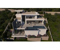 VILLA DE OBRA NUEVA CON VISTAS AL MAR EN CUMBRE DEL SOL