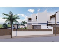 VILLA ADOSADA DE 3 DORM.CON SÓTANO Y PISCINA PRIVADA EN BENIJÓFAR
