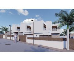 VILLA ADOSADA DE 3 DORM.CON SÓTANO Y PISCINA PRIVADA EN BENIJÓFAR