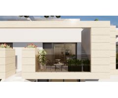 Bungalow de planta alta a la venta con piscina privada en San Pedro del Pinatar