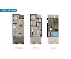 Adosado moderno con solarium privado a la venta en Dolores