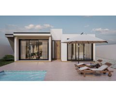 Villa de estilo ibicenco de una sola planta de 3 dormitorios a la venta en Fortuna(Murcia)