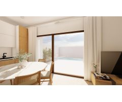 Adosado de 3 dormitorios con piscina privada a la venta en San Javier.