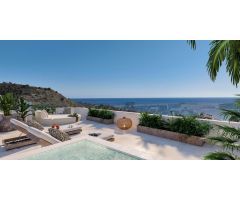 Ático de 2 dormitorios con solarium privado a la venta en Resort de lujo en Villajoyosa