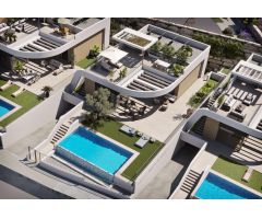 Moderna villa de 4 dormitorios con solárium privado y vistas panorámicas en Finestrat-Benidorm.