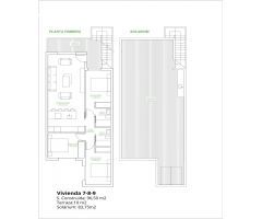 Nuevo bungalow de 3 dormitorios con solarium privado en San Pedro del Pinatar
