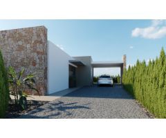 Chalet de 3 dormitorios en una planta con solarium y piscina privada en Golf Resort, Murcia