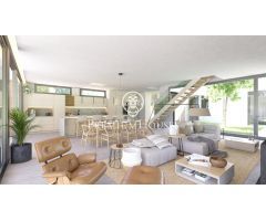 Casa en construcción zona exclusiva de El Mirador en Sant Andreu de Llavaneres con piscina