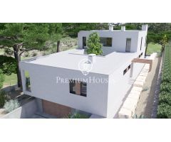 Casa en construcción zona exclusiva de El Mirador en Sant Andreu de Llavaneres con piscina