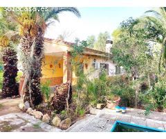 CHALET CON AMPLIA PARCELA A 3KM DE LA POBLACION Y DE LA CV 35