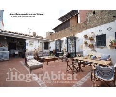 ¡CERCA DEL AYUNTAMIENTO! AMPLIA CASA LUMINOSA CON DOBLE TERRAZA Y BALCÓN
