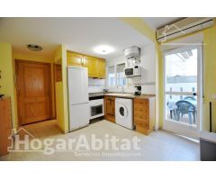 BONITO, ACOGEDOR Y EXTERIOR CON GARAJE Y TERRAZA CERCA DE LA PLAYA