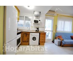 BONITO, ACOGEDOR Y EXTERIOR CON GARAJE Y TERRAZA CERCA DE LA PLAYA