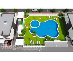 ADOSADOS DE OBRA NUEVA CON PISCINA MUY CERCA DE LA PLAYA. DIRECTO DE PROMOTOR. SIN COMISIONES