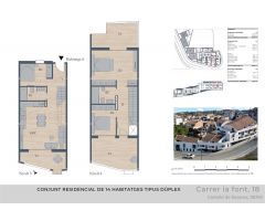 Castellvi de Rosanes, Promoción de 14 duplex de obra nueva