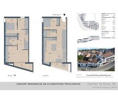 Castellvi de Rosanes, Promoción de 14 duplex de obra nueva