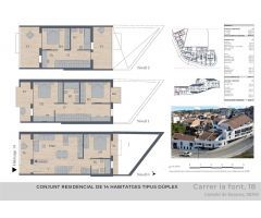 Castellvi de Rosanes, Promoción de 14 duplex de obra nueva