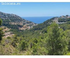 Vistas al mar, terreno en ALTEA para 1 chalet grande , en venta OPORTUNIDAD!