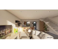 Promoción de chalets adosados, con dormitorios de 2 y 3 dormitorios, 2 baños en Cox (Alicante)