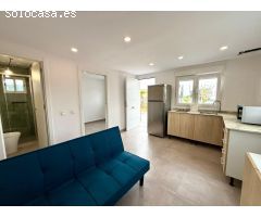 Chalet en peña las aguilas con una habitación con diseño minimalista