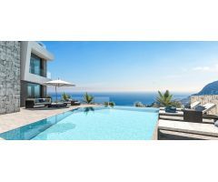 Nueva Promocion en Calpe de 6 Villas de lujo modernas e independientes con vistas al mar