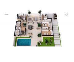 VILLAS DE OBRA NUEVA EN ALTOANA GOLF RESORT, MURCIA