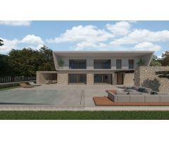 Solar urbano con proyecto de un chalet unifamiliar.