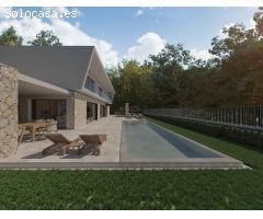 Solar urbano con proyecto de un chalet unifamiliar.
