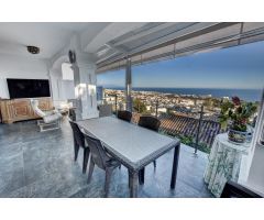 Casa en zona privilegiada en Benalmadena Pueblo con vistas, parking, jardin y piscina