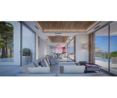 Bestial proyecto de villa de lujo en venta en Javea