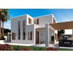 Impresionante villa en venta nueva en Monte Solana con vistas impresionantes. super precio