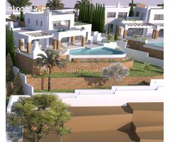 Residential PORTET VILA - Villas de Lujo estilo Ibicenco con Vistas al Mar en Moraira, Alicante