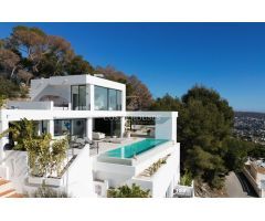 VILLA CONTEMPORÁNEA CON VISTAS PANORÁMICAS AL MAR EN BENIMEIT, MORAIRA