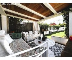 Casa independiente con jardín y piscina en Guadacorte