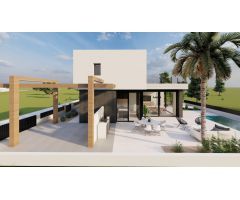 VILLAS DE OBRA NUEVA EN PILAR DE LA HORADADA EN EL CAMPO DE GOLF